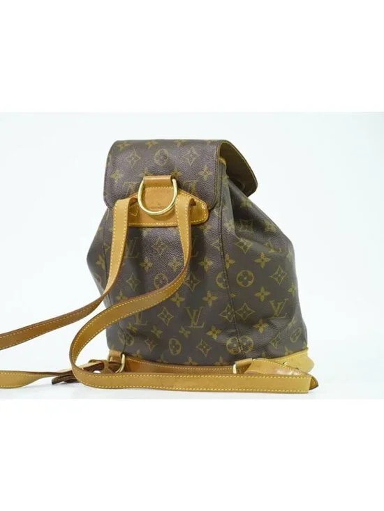 Louis Vuitton Montsouris MM Rucksack Sac Backpack Monogram Brown - Picture 2 of 9